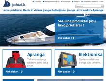 Tablet Screenshot of jachtai.lt
